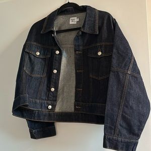 Princess Polly Dark Blue Denim Jacket